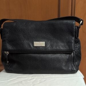 Kate Spade Black Textured Hand Bag